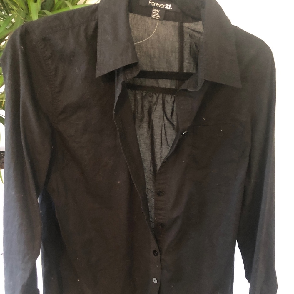 Black Button Down - Picture 1 of 1